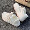 Mesh Breathable White Shoes for Women 2025 New Popular Summer Thin and Thick Soled Board Shoes
