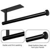 1pc Wall Mount Paper Towel Holder Stainless Steel Toilet Paper Stand  for Kitchen Bathroom