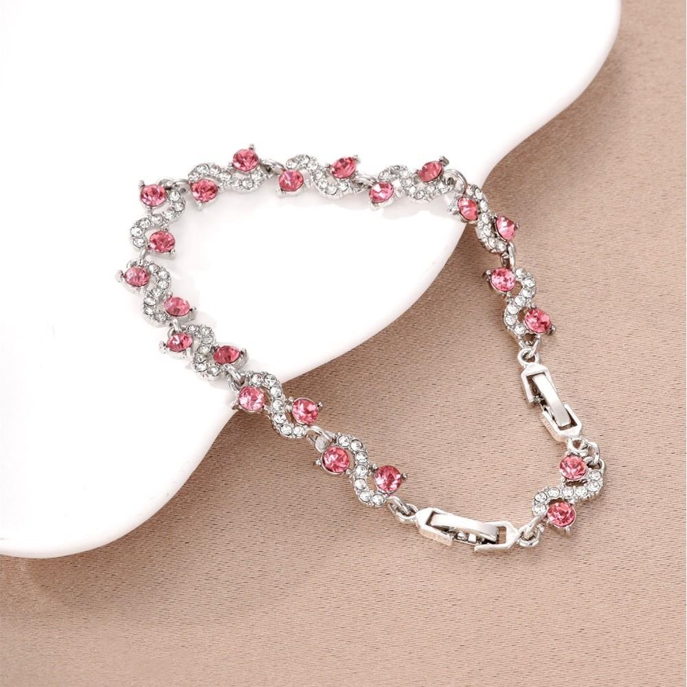 Sparkling Stones Women Bracelet Shining Zircon Bracelet Rhinestone Bracelet Wedding Jewelry
