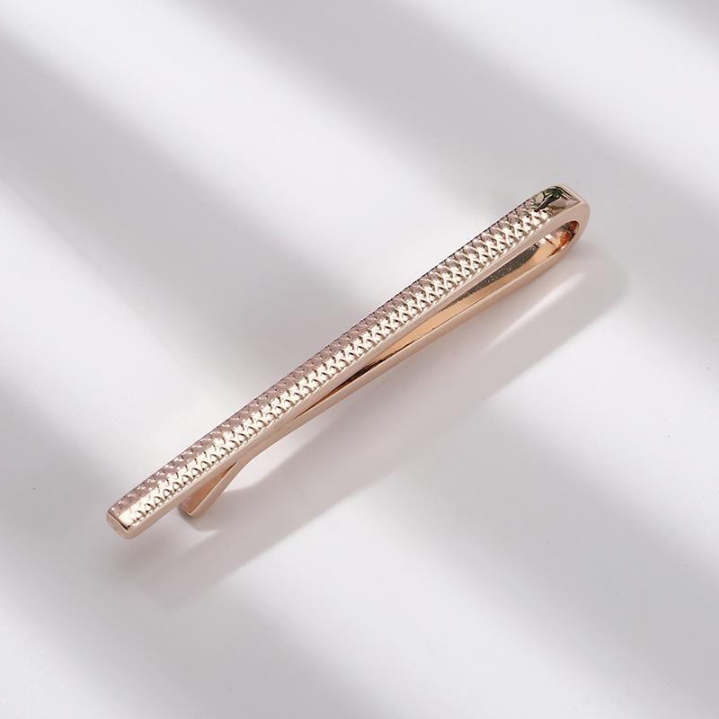 Minimalist Korean Style Gold Tie Clip for Men - Wedding, Groom, Professional, Security