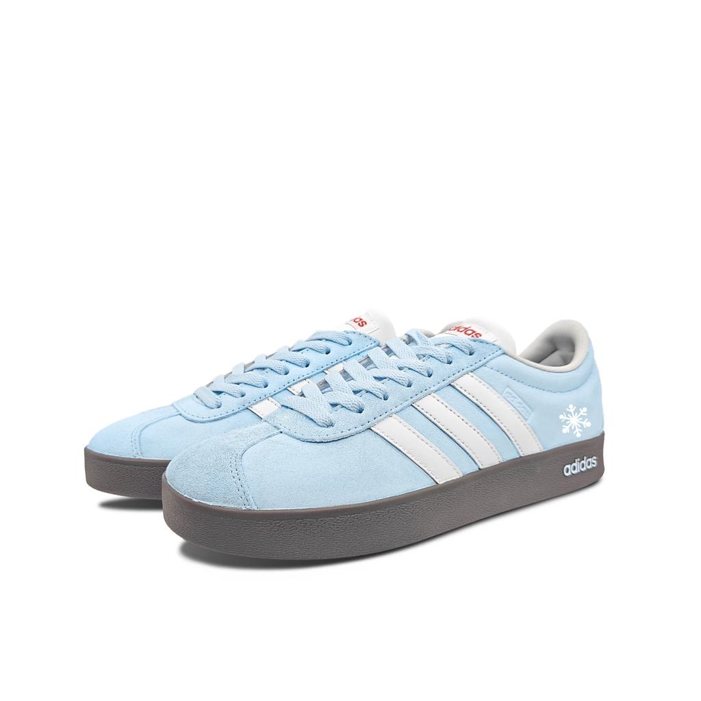 adidas VL COURT 2.0 Амортизация Устойчивость к истиранию Амортизация, Устойчивость к износу Низкие Кеды для скейтборда Унисекс Синий Белый HQ1802(Команда239-)