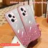 Fashion Plating Gradient Glitter Case For Xiaomi Redmi Note 13 12 Pro 12S 11 10 9 9S Redmi 13C 12C 10C K60 K50 Silicone Back Cover