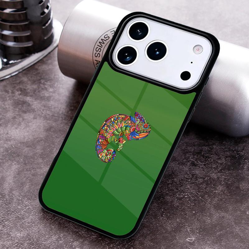 Чехол-чехол для телефона с хамелеоном для iPhone 17 16 15 14 13 12 11 Pro Max Plus 17Air Мягкий силиконовый чехол