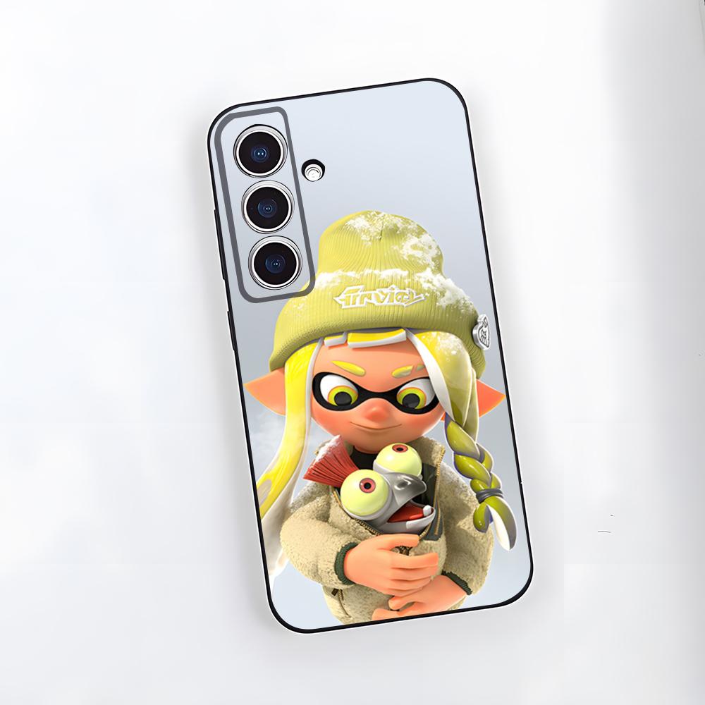 Игровой чехол для телефона S-Splatoon для Samsung A25 A13 A33 5G A54 A36 A35 A56 A52 A14 Ударопрочный мягкий чехол