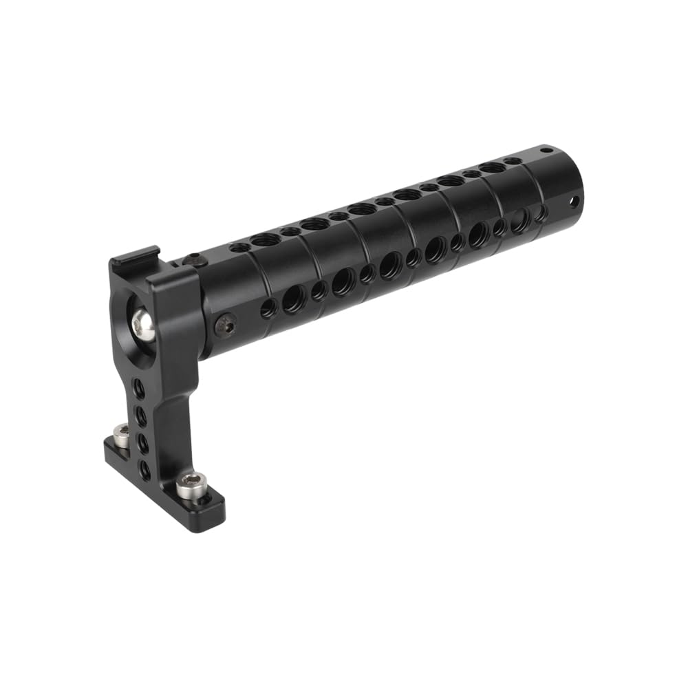 SZRIG Top Handle Grip with Cold Shoe Mount for Camera Cage (Black)