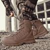 Fashion New Large Size Men's Hiking Shoes Thick Soles Comfortable Sports Men's Boots Outdoor Sports Anti-slip Wear Boots