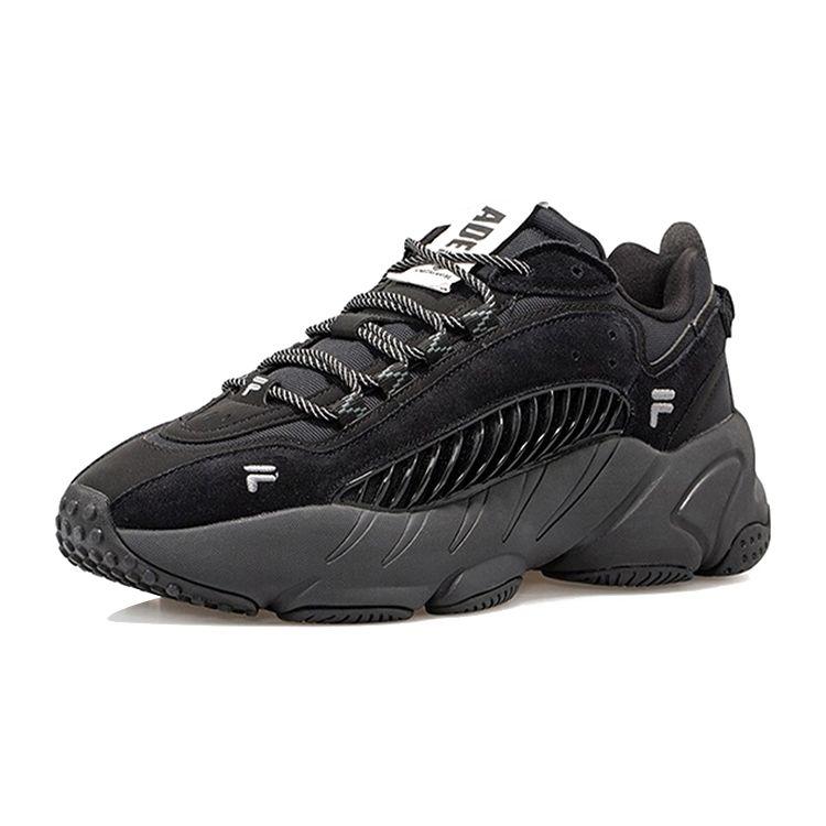 Fila Fusion Ретро Удобные Амортизирующие Прочные Поддерживающие Низкие Папины Кроссовки Женская Кроссовка Черный T12W041103FBK