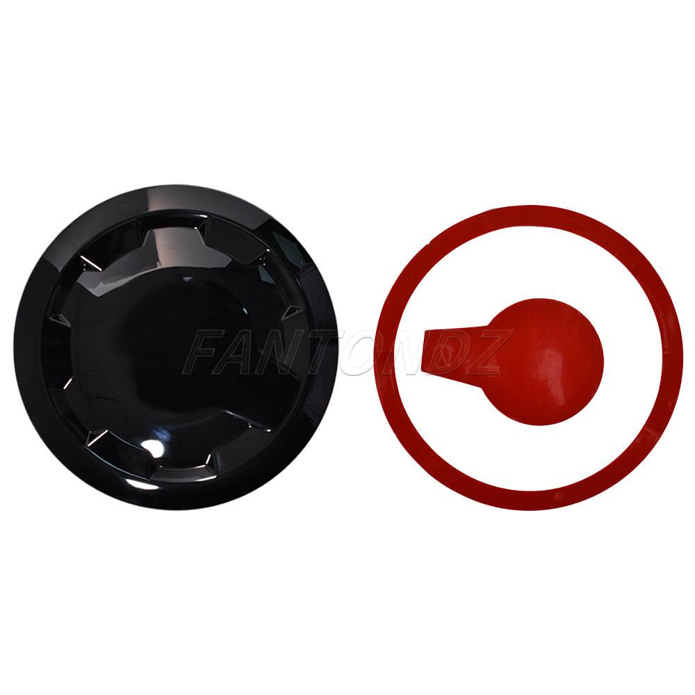 Car Fuel Cap Cover For Honda Civic FN2 2006-2011 Gloss Black Fuel Cap Cover For Honda Type R MK8 FK 1503365 74480-SMG-E011-50