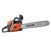 VEVOR Gas Powered Chainsaw 508 mm 58CC 2.2kW 2 Stroke Engine Gas Chainsaw, for Wood Cutting, Tree Trimming & Land Clearing, Throttle-Synced Choke
