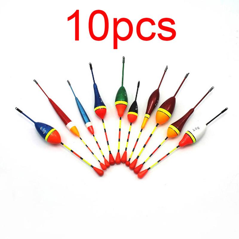 1/10 шт. Набор поплавков для рыбалки Буй Поплавок Светящийся поплавок Разные размеры и цвета Поплавок-буй Для рыболовных снастей