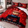The Conjuring Annabelle 3Pcs Bedding Set Duvet Cover With Two Pillowcases For Bedroom Home Decoration