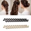Парикмахерские заколки для волос Бигуди для волос Женские Волнистые Завитки Плетение Твист Плетение для волос Плетение Инструмент для укладки