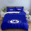 Blue bedding, Chelsea logo, lion. Bedding sets Duvet cover sets Duvet covers Pillowcases(1 * Duvet Cover 2 * Pillowcases without duvet insert)