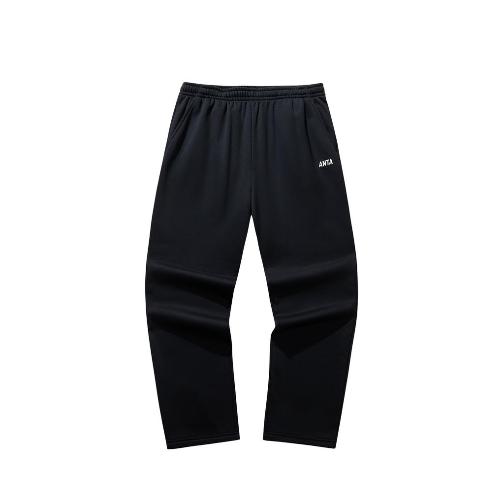 Anta Training Series Long Pants Spring Knitted Sports Pants Men Bottoms Basic-Black 952617304N-3