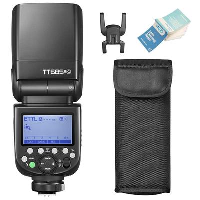 Godox GODOX Вспышка GN60 HSS Синхронизация Speedlite Стробоскоп со вторым циклом Совместимость с Canon EOS 5D Mark 5D Mark и 1100D [Авторизованный дилер] TT685II-C