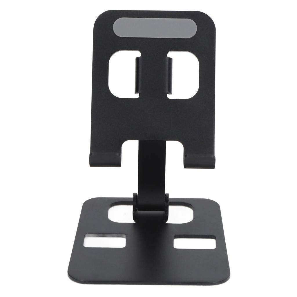 Desk Phone Stand Aluminum Alloy Adjustable Angle Antislip Silicone Phone Holder Stand for Tablet Phone Below 12.9in