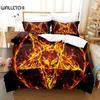 Напечатанный на 3D Темный Сатанинский Постельный Комплект Наволочка Пододеяльник Двуспальный Полуторный Полный Королевский Кинг Взрослый Детский Постельное Белье Покрывало
