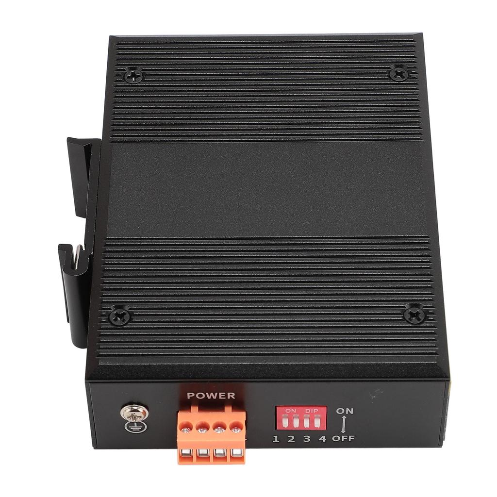 5-портовый промышленный коммутатор Ethernet, широкий диапазон рабочих температур, 10 Мбит/с, 100 Мбит/с, монтаж на DIN-рейку, коммутатор POE с 1 восходящим портом