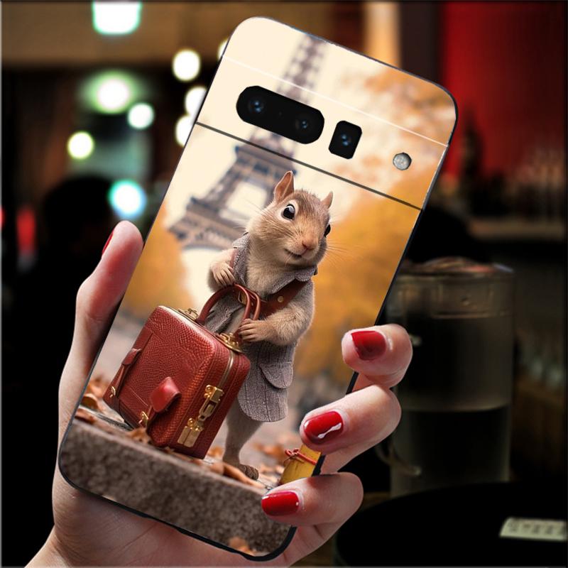 Чехол для телефона Squirrel для Google Pixel 8 7 Pro 7A 7 6A 6 Pro Pixel 8A 4A 3A 4 XL Pixel 5 6 4 3 3A XL