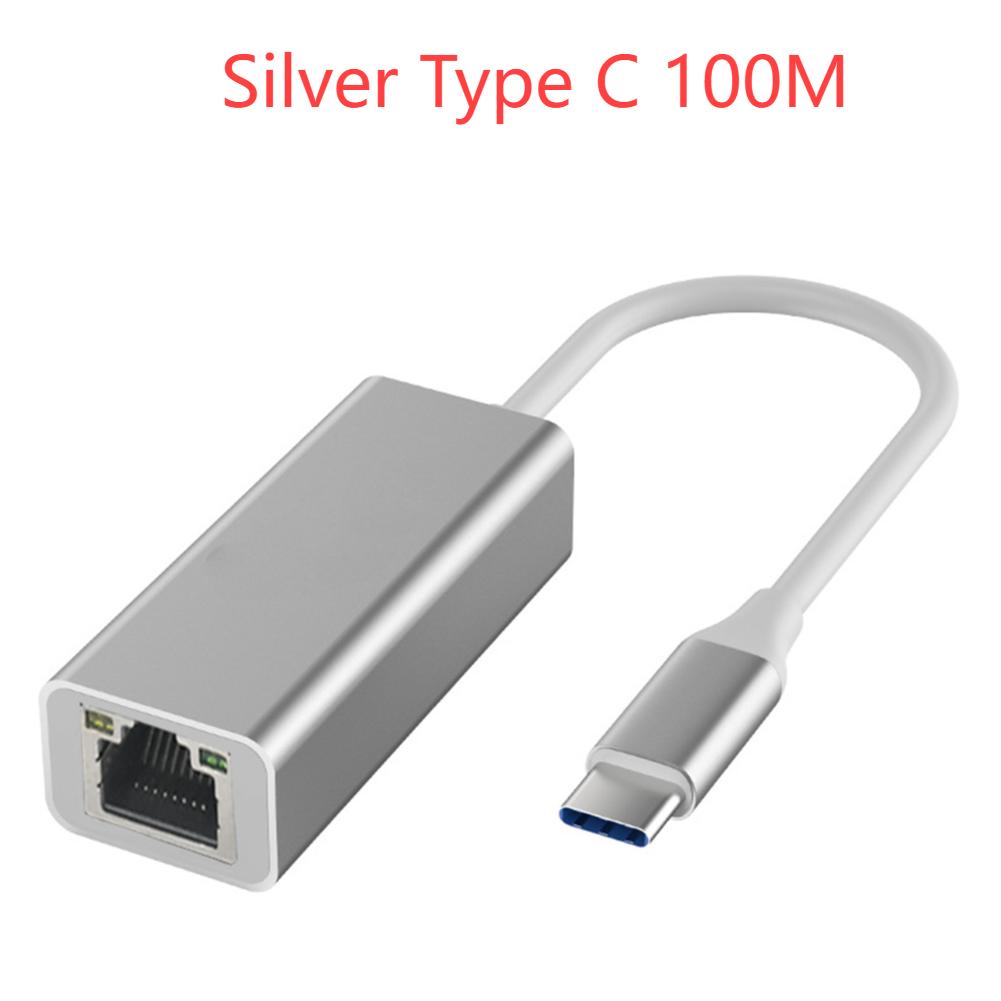 Адаптер Ethernet USB Type C 1000/100 Мбит/с USB к RJ45 Lan для Xiaomi Mi Box Nintendo Switch Сетевая карта Ноутбук ПК Windows