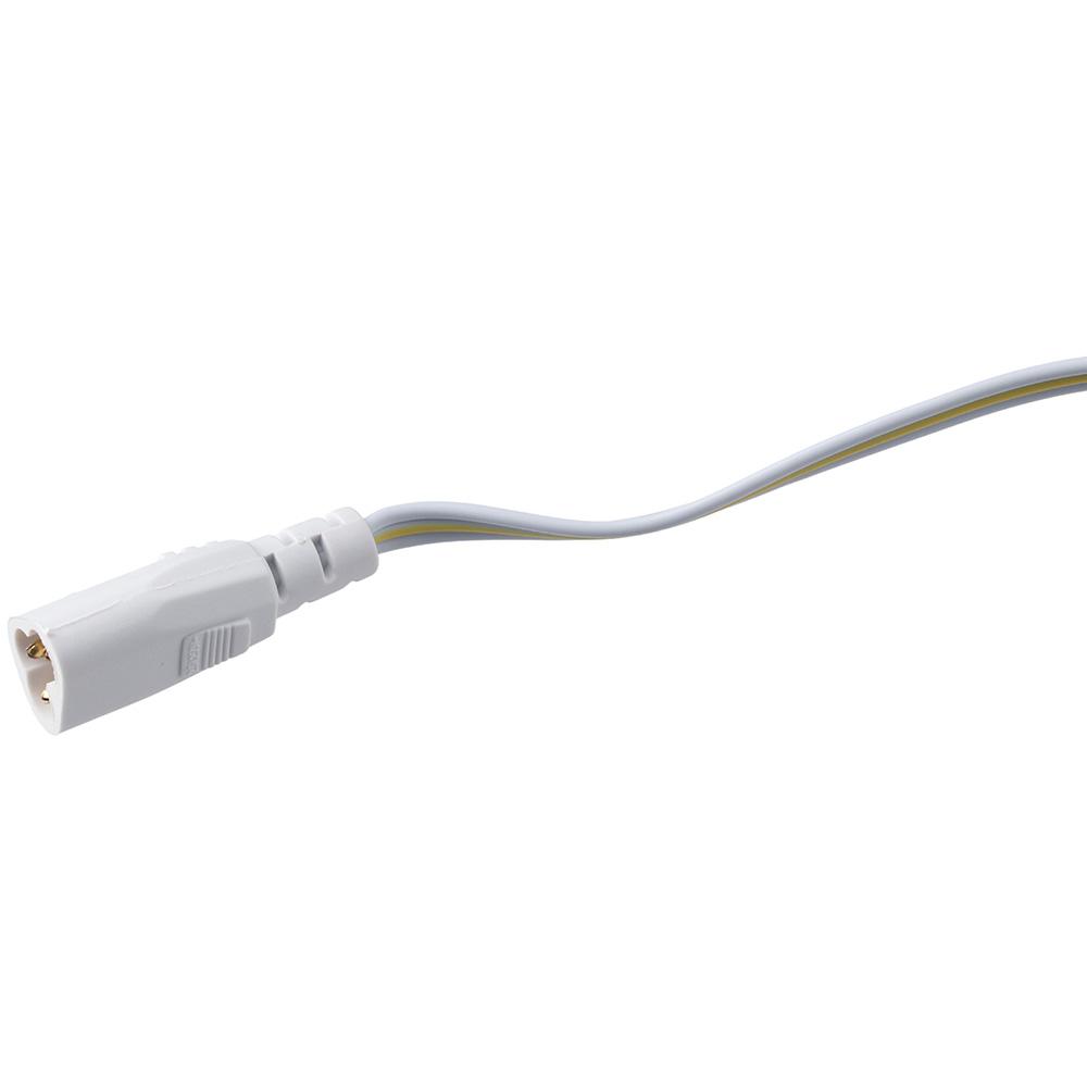 2 шт., медный соединительный провод для светодиодной лампы, белый. Светодиодная трубка, встроенная вилка с тремя отверстиями, провод для электрика