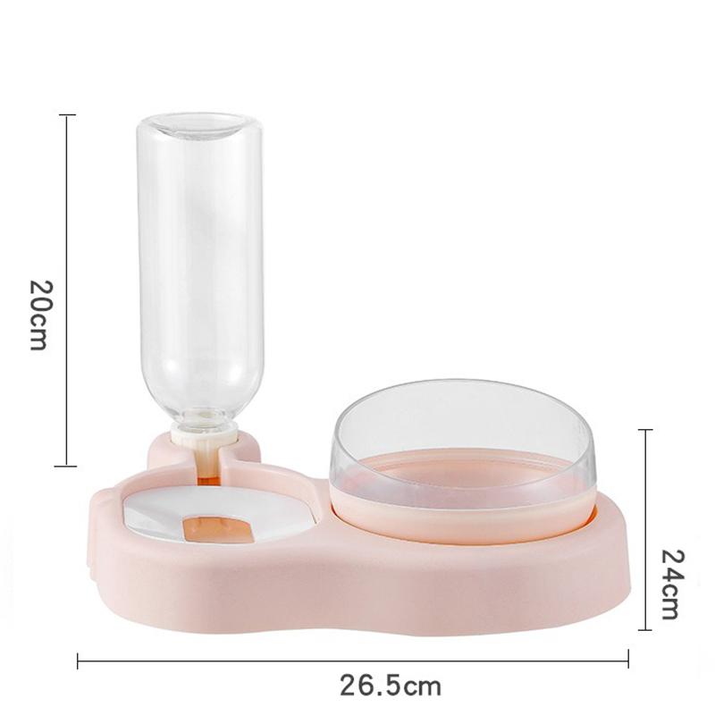 Dog Automatic Feeders Plastic Water Bottle Cat Bowl Feeding and Drinking Dog Water Dispenser Pet Feeding Bowl Pet Supplies