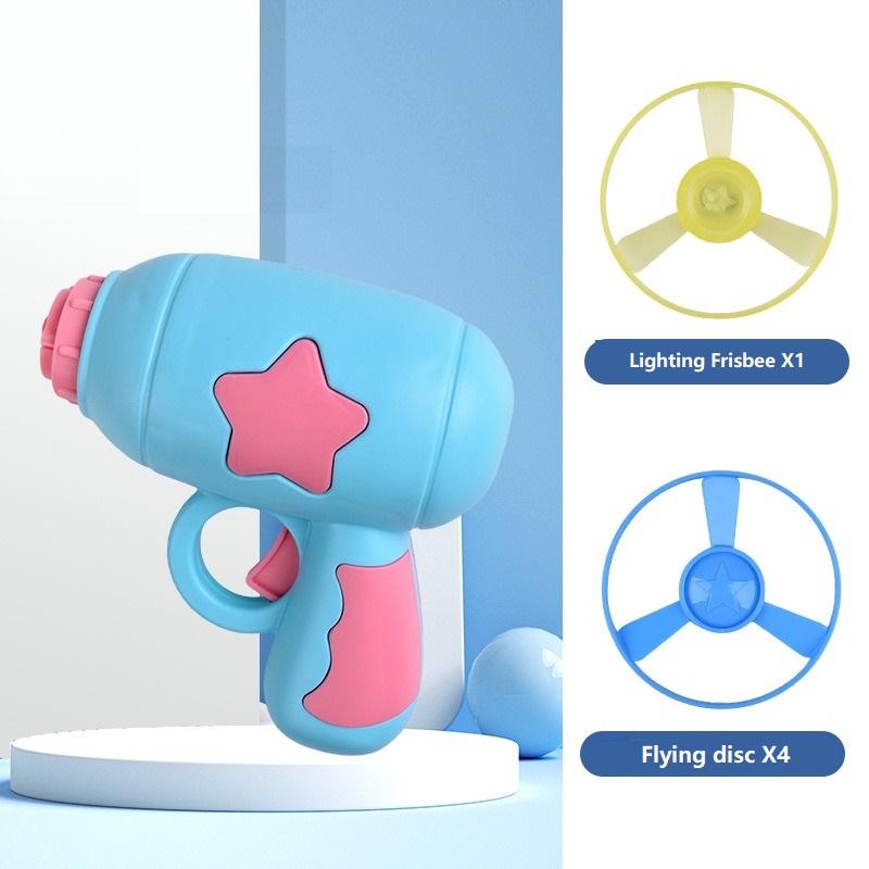 Интерактивная игрушка для тренировки питомца для котенка, забавная игрушка для кошки, мини-летающий диск, стреляющий пистолет, игры в погоню, игрушки для кошек, товары для питомцев
