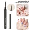 1/5 шт., кисть для дизайна ногтей, ультратонкие нейлоновые волосы, удобная ручка, металлический корпус, портативный, для начинающих, профессиональных, для самостоятельного дизайна ногтей, цветной лайнер для рисования, ручка для нанесения точек