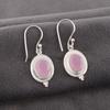 Rose Chalcedony Gemstone Jewelry, 925 Sterling Silver Earrings Jewelry, Handmade Gorgeous Earrings Gift For Women