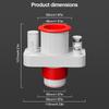 Plastic Kitchen Pipe Connector Odor-Proof Space-Saving Multi-port Drainpipe Joints Multi-Functional Sealing