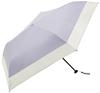 Because Folding Umbrella 50cm UV Protection Approximately Lightweight 120g Parasol for Both Sunny and Rainy Days Slim Stylish Purple Compact PU Super