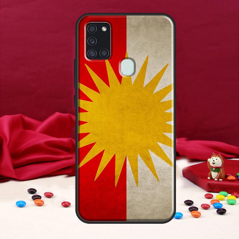 Чехол с флагом езидов для Samsung Galaxy A34 A54 A14 A12 A52 A22 A32 A42 A72 A13 A33 A53 A50 A51 A71 Coque