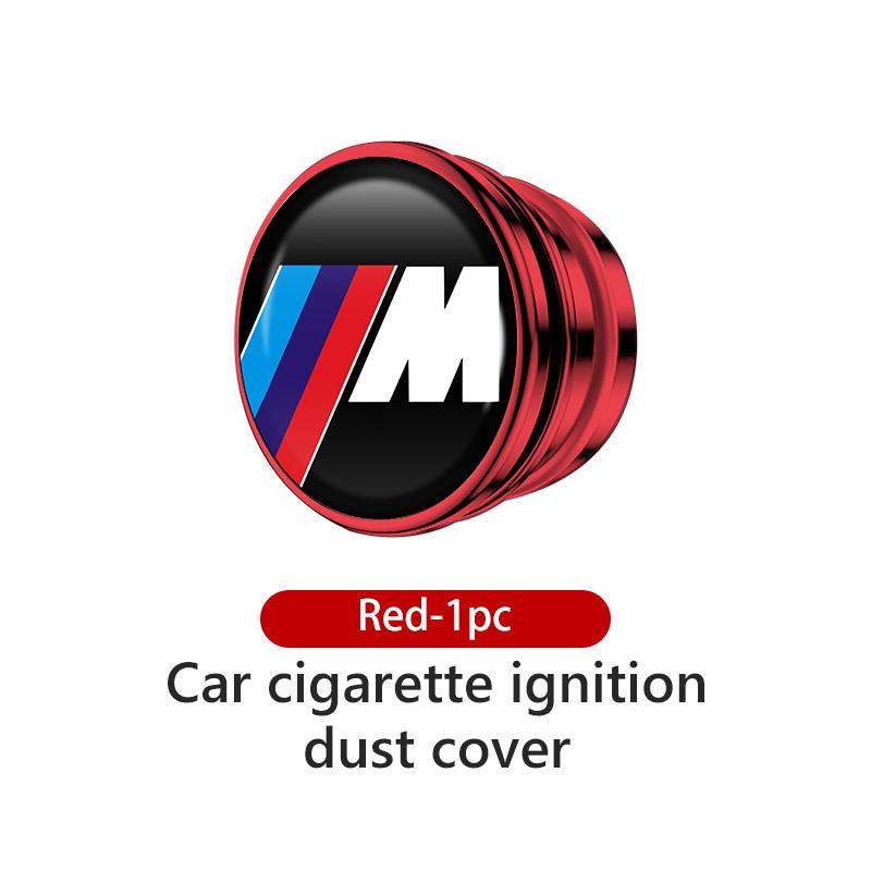 KHQB5 Car Cigarette Lighter Cover Plug Dust Proof Decoration Cap For BMW Performance X1 X3 X5 E39 E46 E90 F20 E60 F30 M3 M5