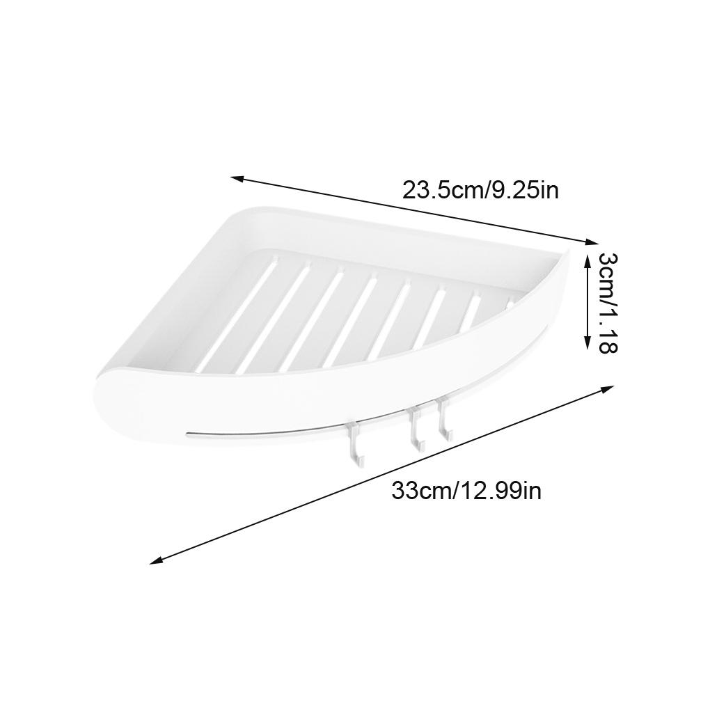 Угловая полка для слива туалета настенная пластиковая ванная комната кухня держатель для хранения