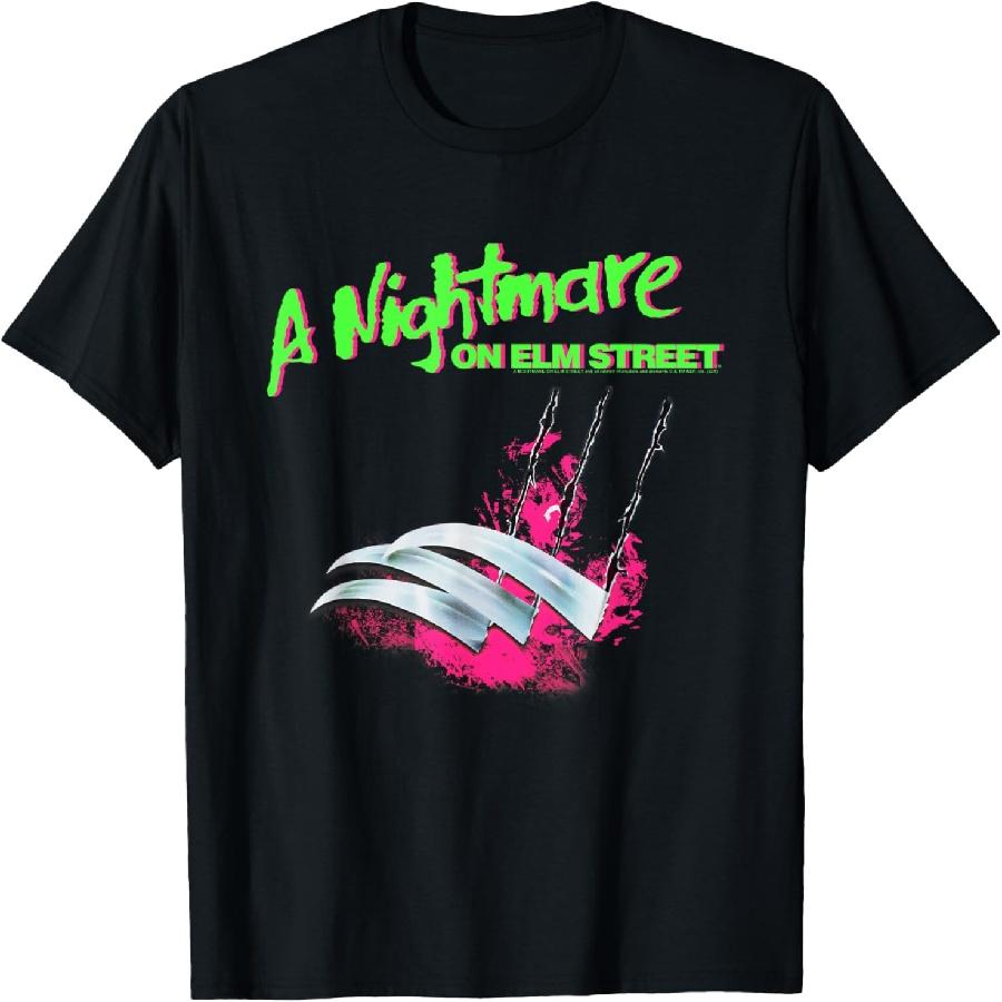 Nightmare on Elm Street Neon Slash T-Shirt