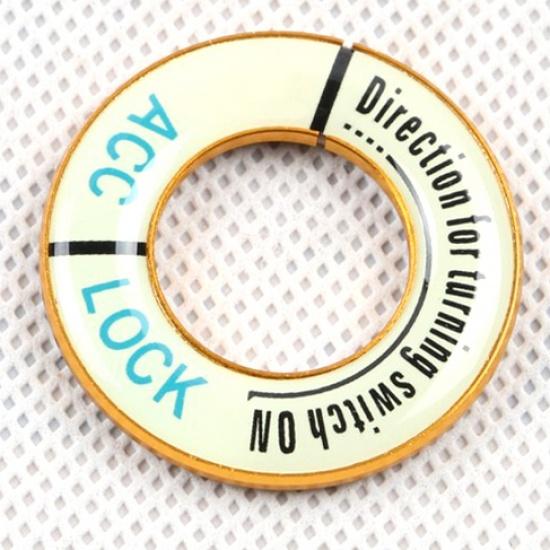 Автомобильное кольцо для ключей зажигания, декоративная отделка, светящиеся наклейки для Peugeot 208 301 307 308 2008 3008 5008, аксессуары