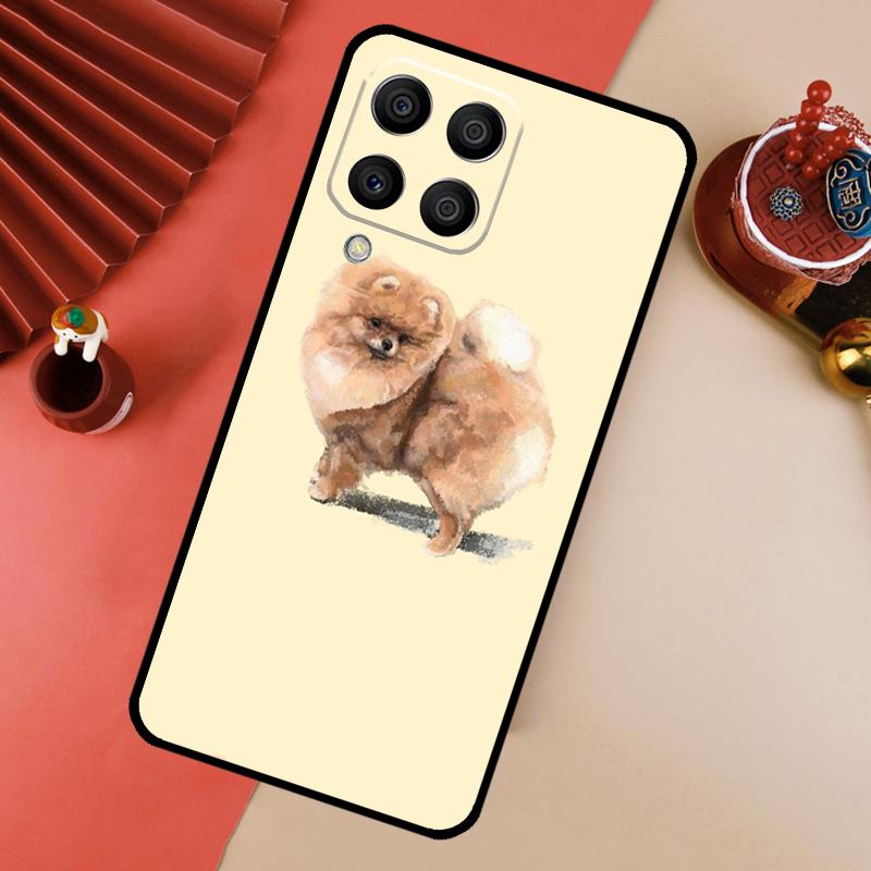 Pomeranian Dog For Samsung Galaxy M32 M16 M06 M12 M55 M15 M35 M14 M34 M54 M11 M21 M31 M13 M33 M53 M52 Case
