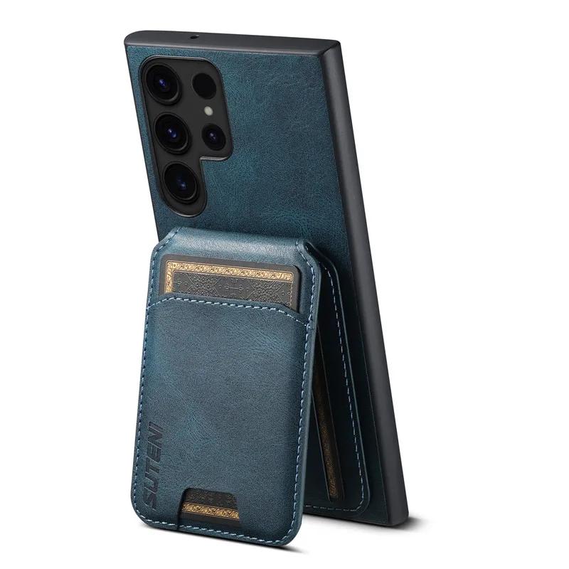 Многофункциональный кожаный чехол-книжка с магнитом для Samsung Galaxy S26 Ultra S25 Plus Ultra S24 S23 S22 Ultra Plus S21 Note20Ultra