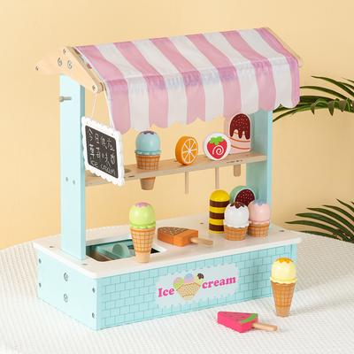 BABIBO Деревянная забавная игрушка-симулятор мороженого и конфет/игровой домик для детей 3-6 лет, интерактивные развивающие игрушки для раннего образования