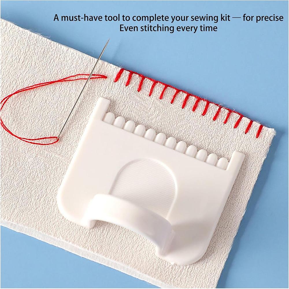 2-6pcs Sewing Guide Template Kit for Consistent Stitches 3mm Spacing Precision Sewing Tool for Fabric Embroidery Leathercraft