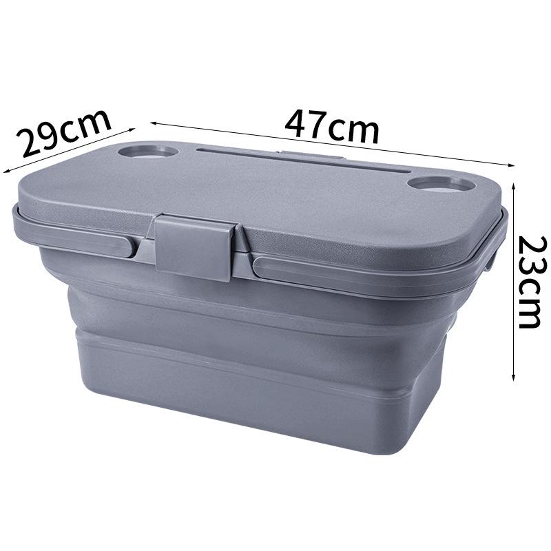 Японская многофункциональная складная корзина для пикника в стиле DOD с крышкой - Удобная и портативная для кемпинга на открытом воздухе