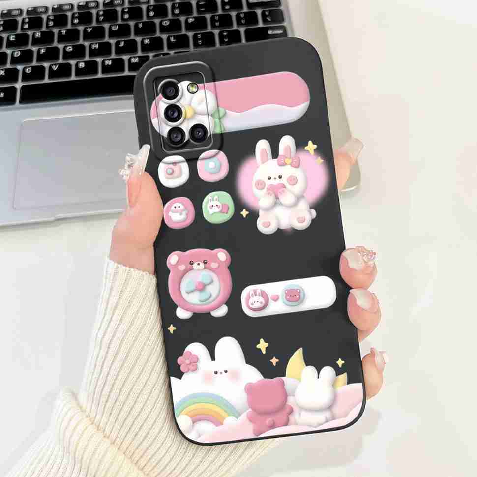 For Samsung Galaxy A31 6.4" Case Cute Cartoon Cat Soft Silicone Back Cover For Samsung a31 A31 SM-A315F 6.4" Protective Cases