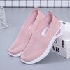 Туфли женские летние сетчатые дышащие туфли с одной педалью для мам среднего и пожилого возраста с неглубокой горловиной и мягкой подошвой женские повседневные туфли