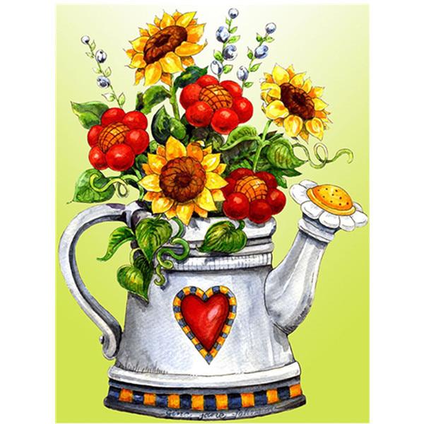 Алмазная вышивка яркий цветок 5D алмазная мозаика картина современный цветок вышивка крестиком