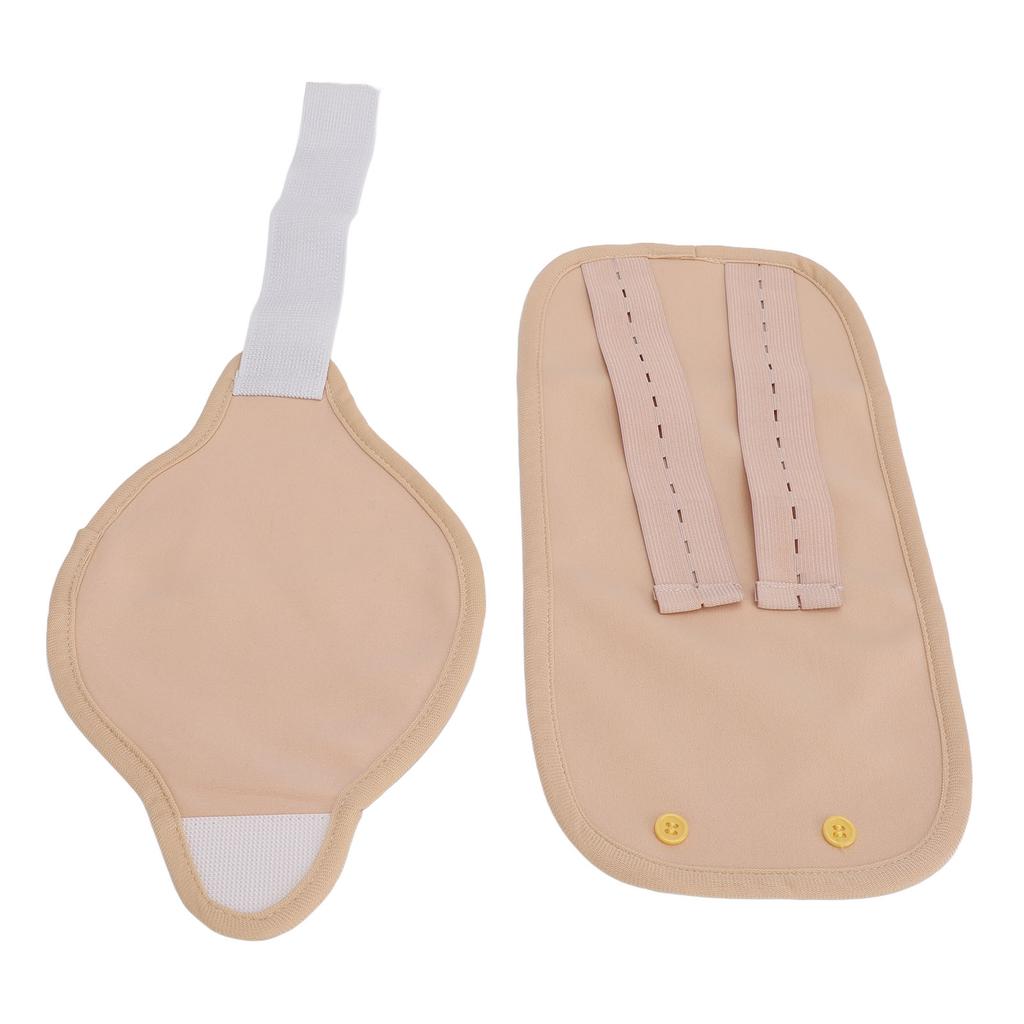 2pcs Castor Oil Packs Set Promote Sleep Reusable Hand Legs Knee Castor Oil Wrap for Hot Cold Compress