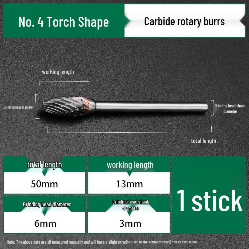 Mei NIT Tungsten Carbide Ball Head Rotary File Milling Cutter Grinder for Metal Chamfering