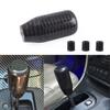 Universal Carbon Fiber Style Manual Stick Gear Shift Knob Head Replacement