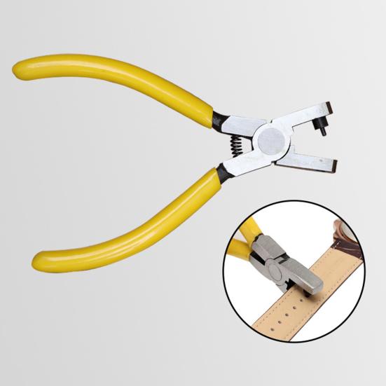 Плоскогубцы для проделывания отверстий в ремешках для обуви с эргономичной ручкой, простые в использовании, широко применяемые плоскогубцы для проделывания отверстий в ремешках для часов