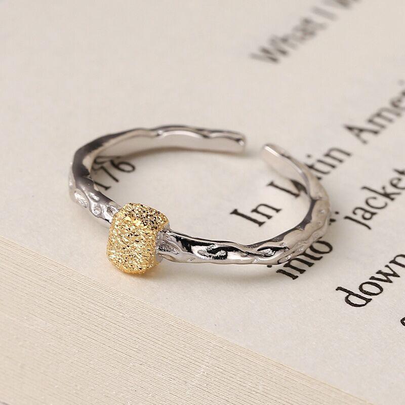 Irregular Texture Frosted Cuff Finger Rings For Women Girl Fashion New Jewelry Friend Gift Party