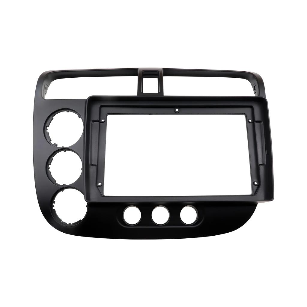 Для HONDA Civic 2001-2006 9-дюймовая декоративная панель (рамка) для установки магнитолы, аксессуары для интерьера автомобиля